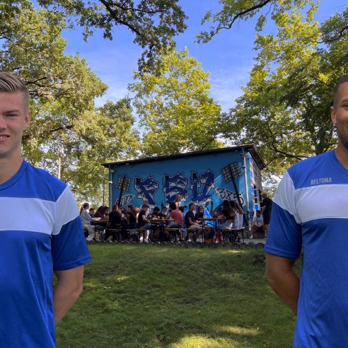 News 21.07.2022 - Noel Knothe und Noah Awassi zu Gast im Fanhaus