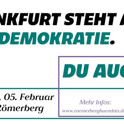 News 05.02.2024 - Frankfurt steht auf für die Demokratie