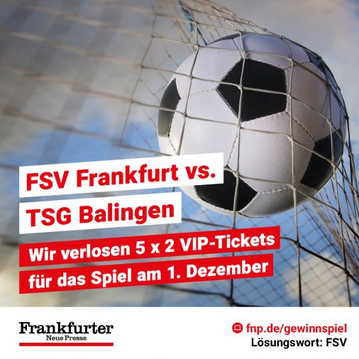 News 24.11.2023- Frankfurter Neue Presse ist Medienpartner des FSV