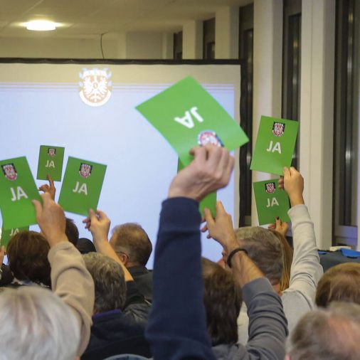 Abstimmung Jahreshauptversammlung